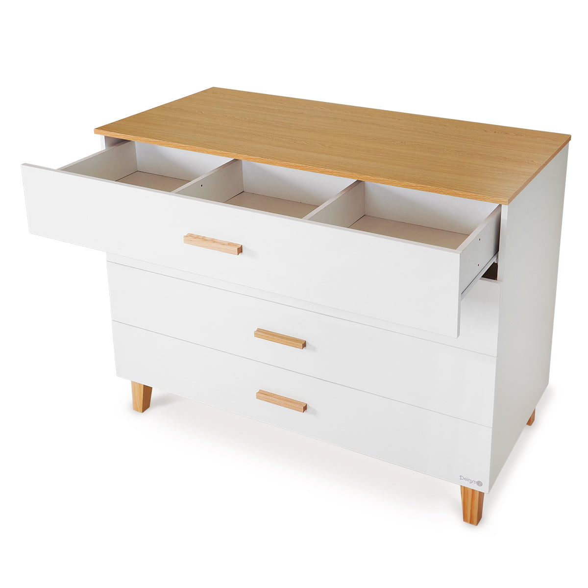 שידת אחסנה דייניז ראנצ' 120 ס"מ לבן/עץ | Dainy's Ranch™ Dresser White/Wood