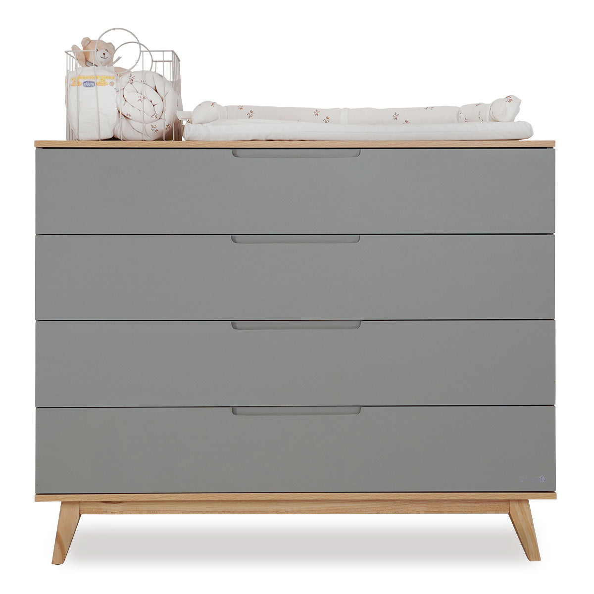 שידת אחסנה דייניז קיילי 120 ס"מ אפור/עץ | Dainy's Kylie™ Dresser Graphit/Wood