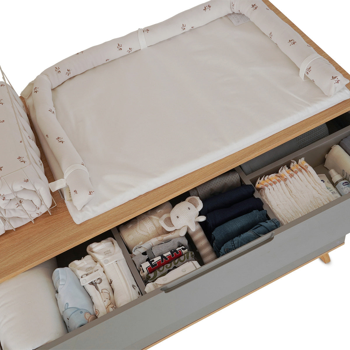 שידת אחסנה דייניז קיילי 120 ס"מ אפור/עץ | Dainy's Kylie™ Dresser Graphit/Wood