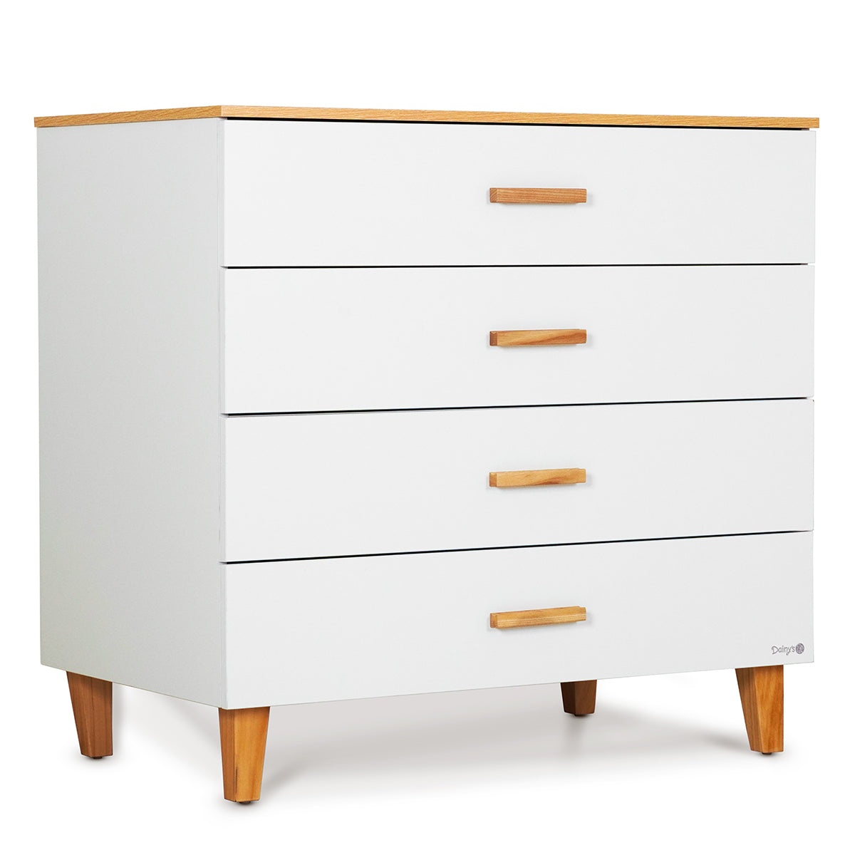 שידת אחסנה דייניז ריין 100 ס"מ לבן/עץ | Dainy's Rain™ Dresser White/Wood