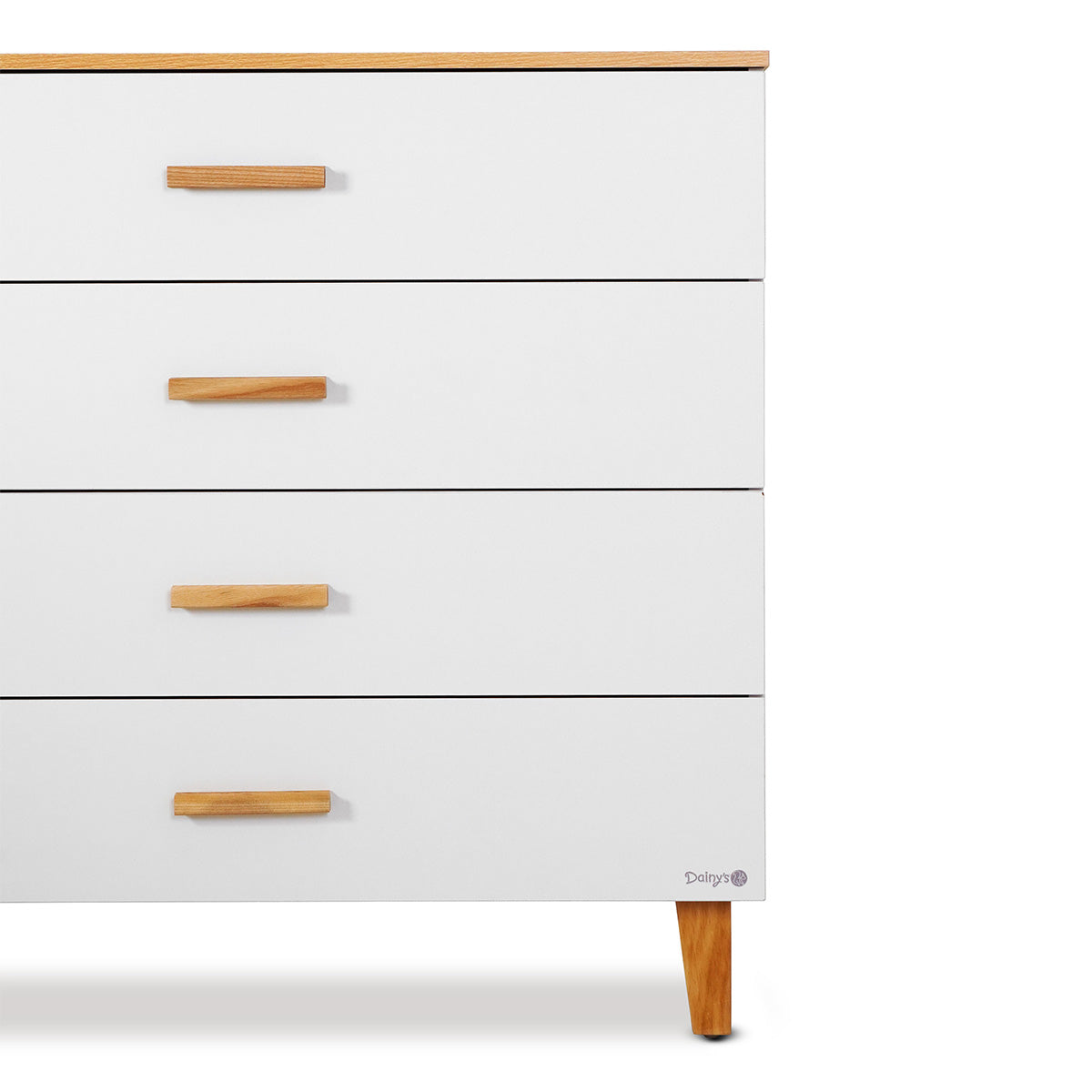 שידת אחסנה דייניז ריין 100 ס"מ לבן/עץ | Dainy's Rain™ Dresser White/Wood