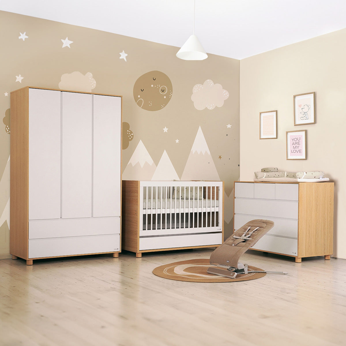 שידת אחסנה דייניז טיילור 120 ס"מ לבן/עץ | Dainy's Taylor™ Dresser White/Wood