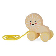 משוך את האריה מעץ דייניז צהוב | Dainy's Wooden Pull Along Lion Wood / Yellow
