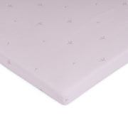 סדין עריסה אולימולי ליין הרמוניית לילך | Olimoli Lilac Harmony Crib Sheet 90X60 cm