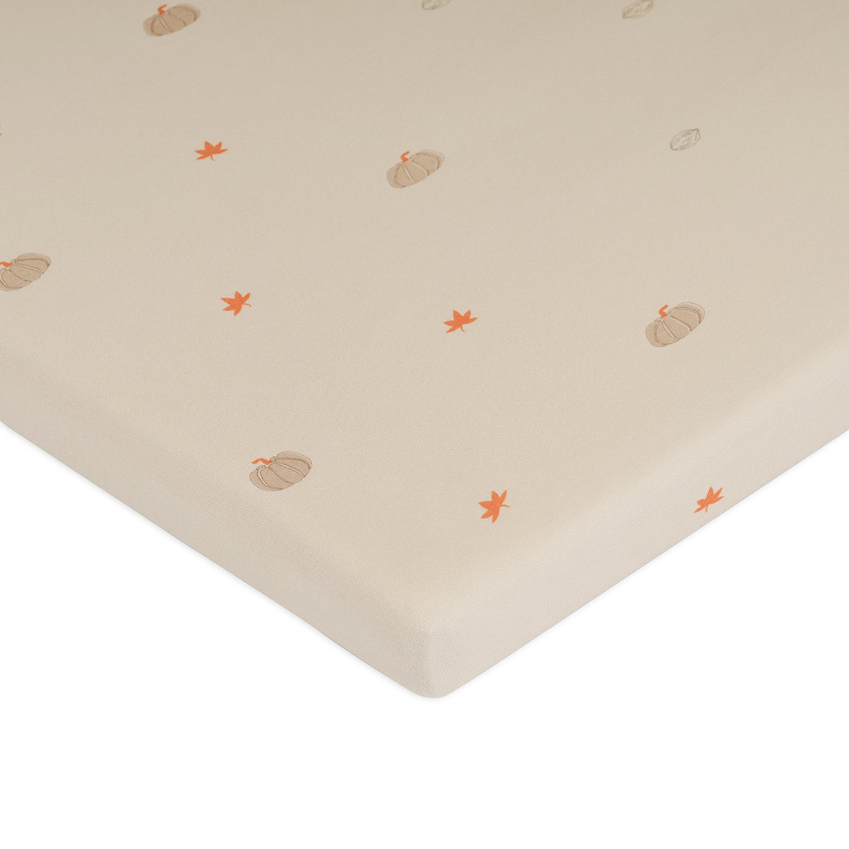סדין עריסה אולימולי ליין דלעת | Olimoli Pumpkin Mood Crib Sheet 90X60 cm