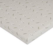 סדין לול אולימולי ליין פריחה לבנה | Olimoli White Blossom Playpen Sheet 100X100 cm