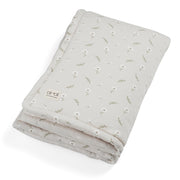 שמיכת מילוי S אולימולי ליין פריחה לבנה | Olimoli White Blossom filled Blanket 80X80 cm