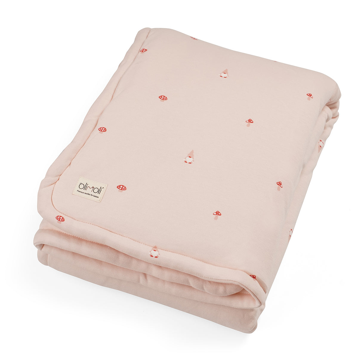 שמיכת מילוי S אולימולי ליין גמד ישנוני | Olimoli Sleepy Gnome filled Blanket 80X80 cm