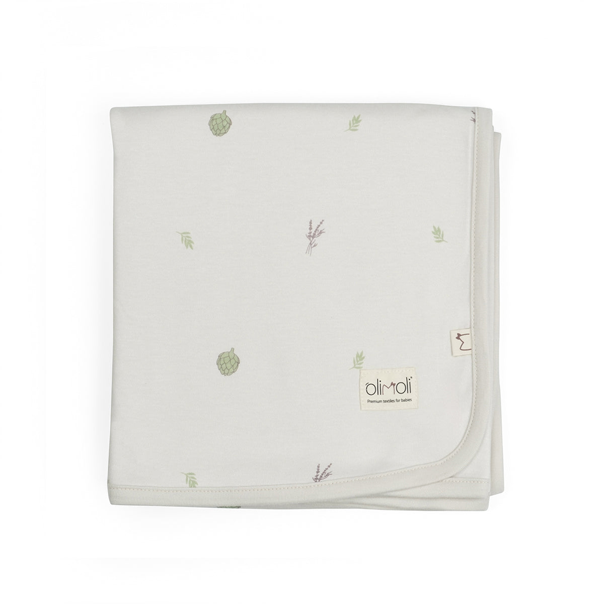 שמיכת קיץ S אולימולי ליין ארטישוק | Olimoli Artichoke Summer blanket 80X80 cm