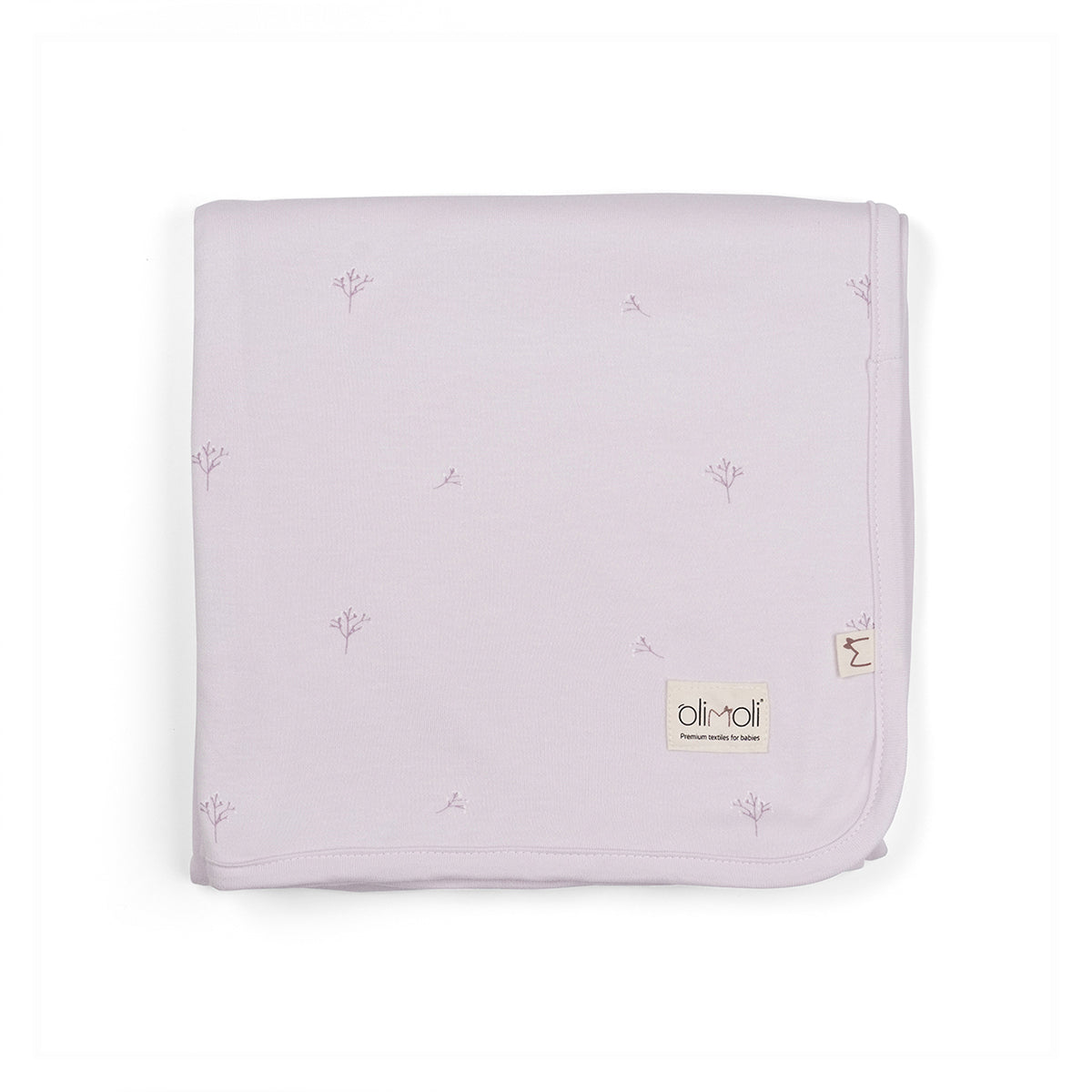 שמיכת קיץ S אולימולי ליין הרמוניית לילך | Olimoli Lilac Harmony Summer Blanket 80X80 cm