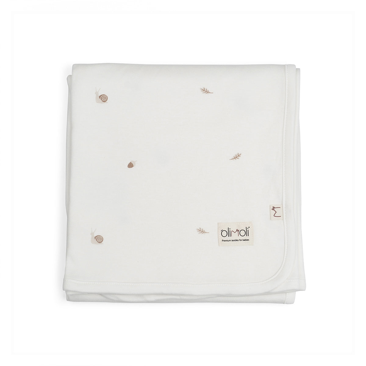 שמיכת קיץ M אולימולי ליין שבלול | Olimoli Snail Summer Blanket 100X75 cm