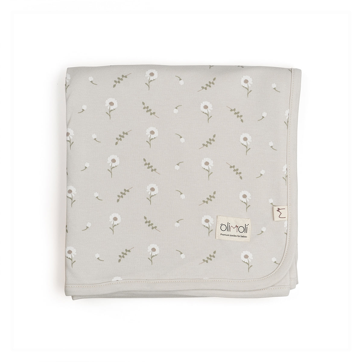 שמיכת קיץ L אולימולי ליין פריחה לבנה | Olimoli White Blossom Summer Blanket 115X85 cm