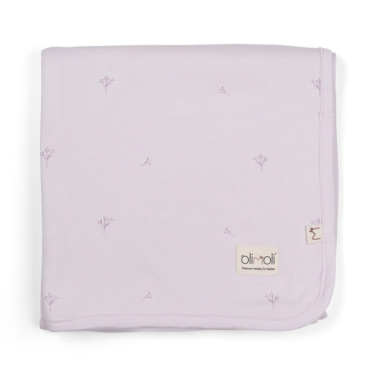 שמיכת קיץ M אולימולי ליין הרמוניית לילך | Olimoli Lilac Harmony Summer Blanket 100X75 cm