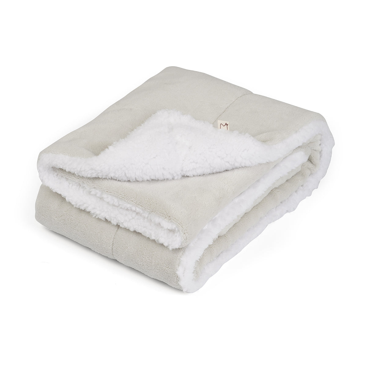 שמיכת פליז אולימולי ליין פריחה לבנה | Olimoli White Blossom Brass Blanket 100X70 cm