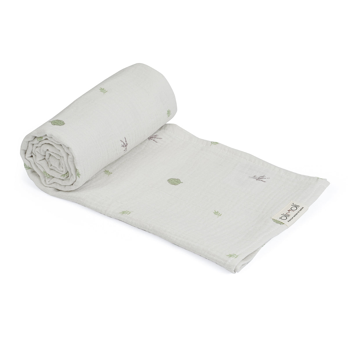 חיתול עיטוף L טטרה אולימולי ליין ארטישוק | Olimoli Artichoke Big Swaddle 110X110 cm