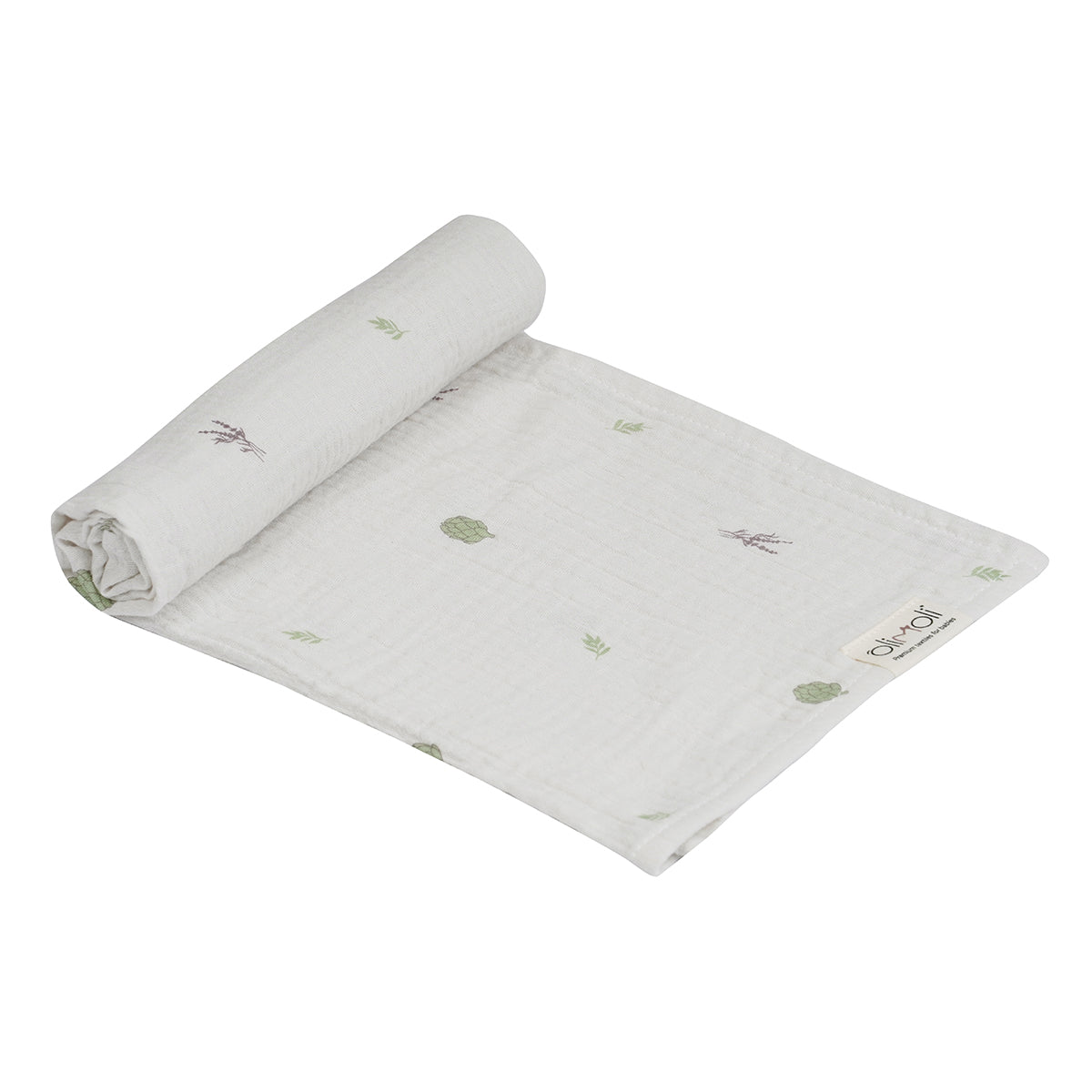 חיתול S טטרה אולימולי ליין ארטישוק | Olimoli Artichoke Small Swaddle 60X60 cm