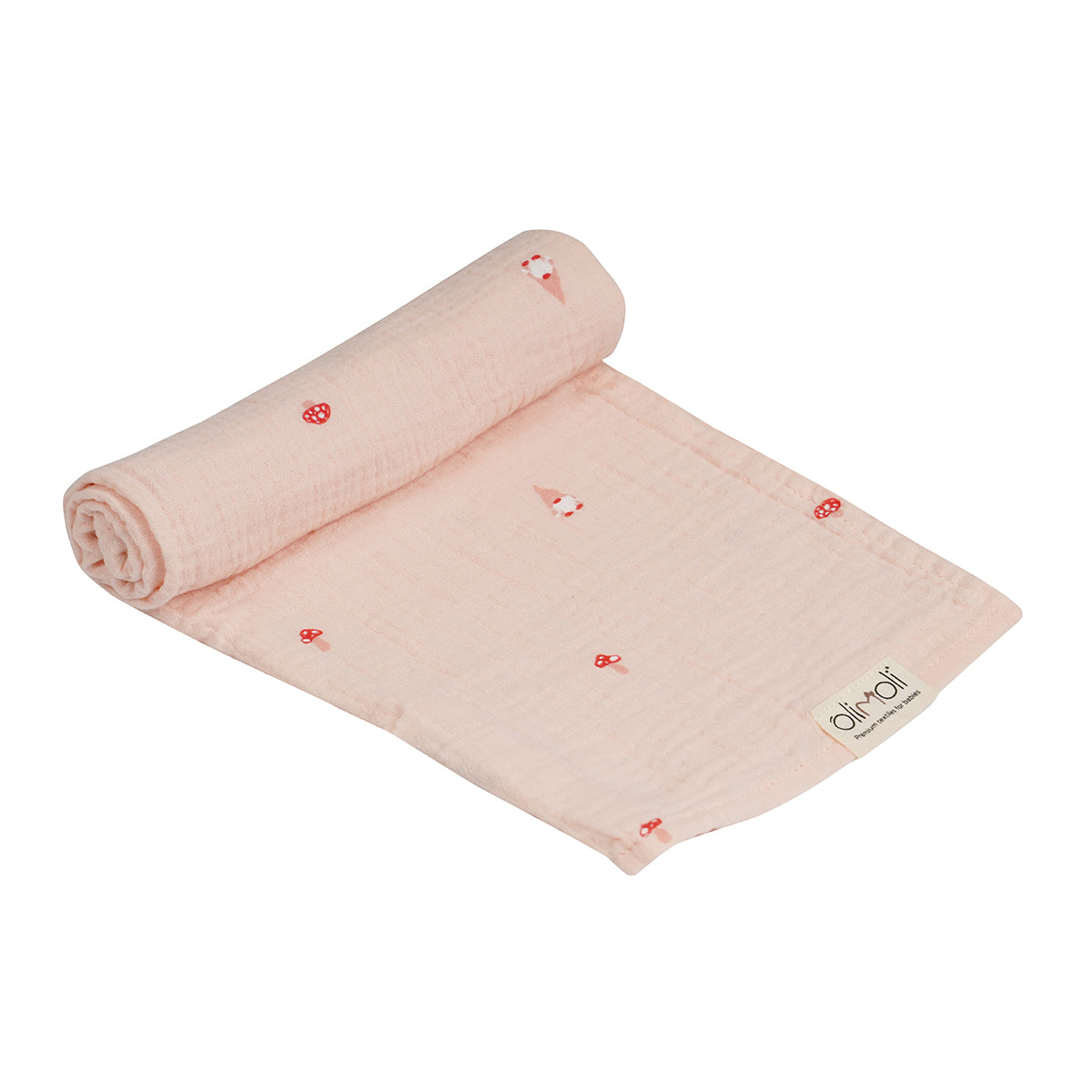 חיתול S טטרה אולימולי ליין גמד ישנוני | Olimoli Sleepy Gnome Small Swaddle 60X60 cm