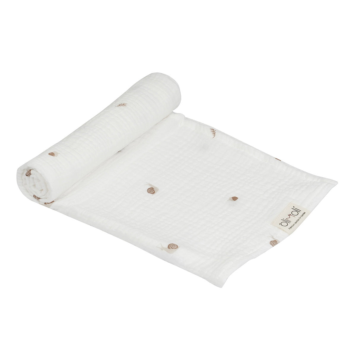 חיתול S טטרה אולימולי ליין שבלול | Olimoli Snail Small Swaddle 60X60 cm