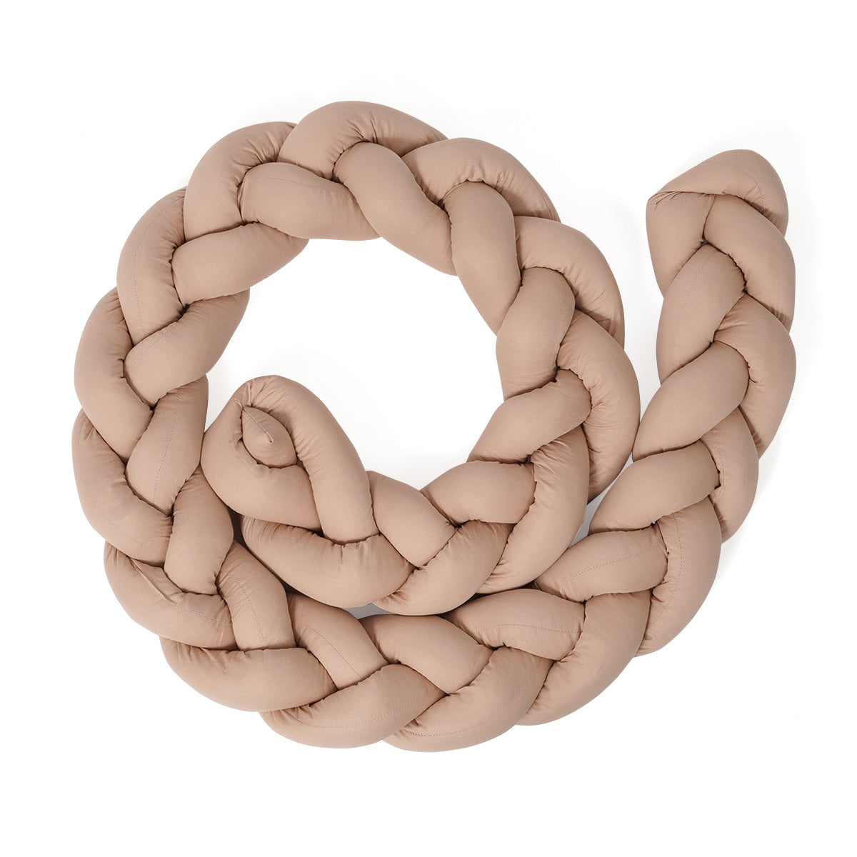 כרית צמה למיטה אולימולי חום | Olimoli Baby Braided Pillow Sand