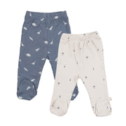 מארז זוג רגליות אולימולי מודפס בנים NB | Olimoli Baby Leggings 2 PCS