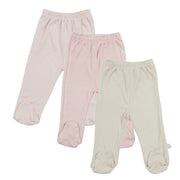 מארז 3 רגליות אולימולי חלק בנות 0-3 | Olimoli Baby Leggings 3 PCS