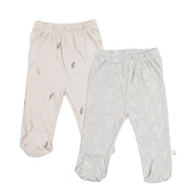 NB מארז זוג רגליות אולימולי מודפס יוניסקס | Olimoli Baby Leggings 2 PCS