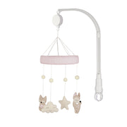 מובייל למיטת תינוק טוויגי ורוד | Twigy Animals & Smiles Baby Mobile Pink