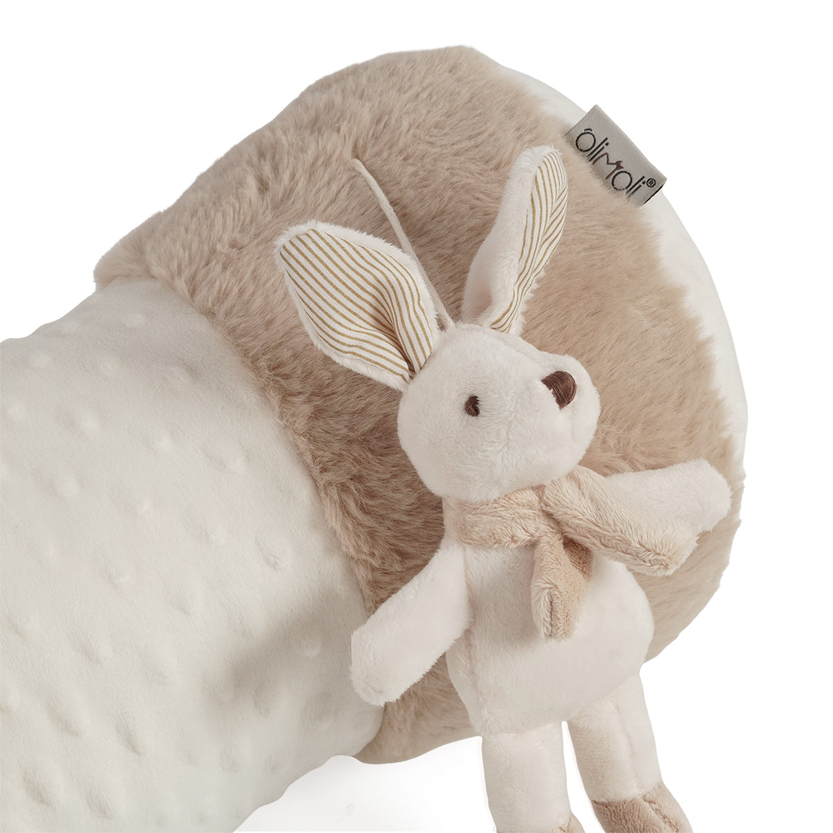 כרית התפתחות לתינוק ארנב אולימולי | Olimoli Tummy Time Pillow Rabbit