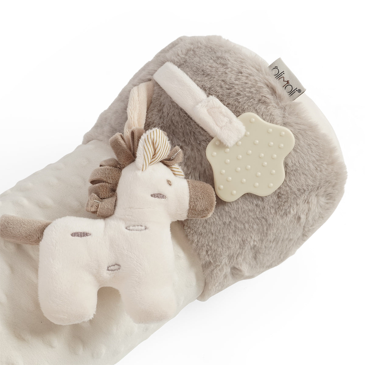 כרית התפתחות לתינוק חד קרן אולימולי | Olimoli Tummy Time Pillow Unicorn