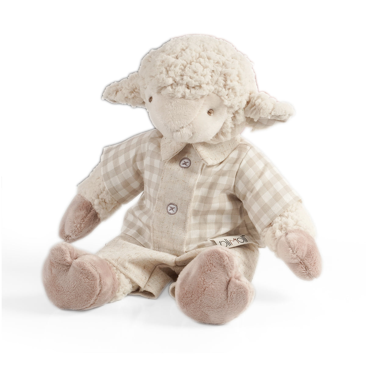 בובת כבשה בנים אולימולי | Olimoli Sheep With Cloth Boy