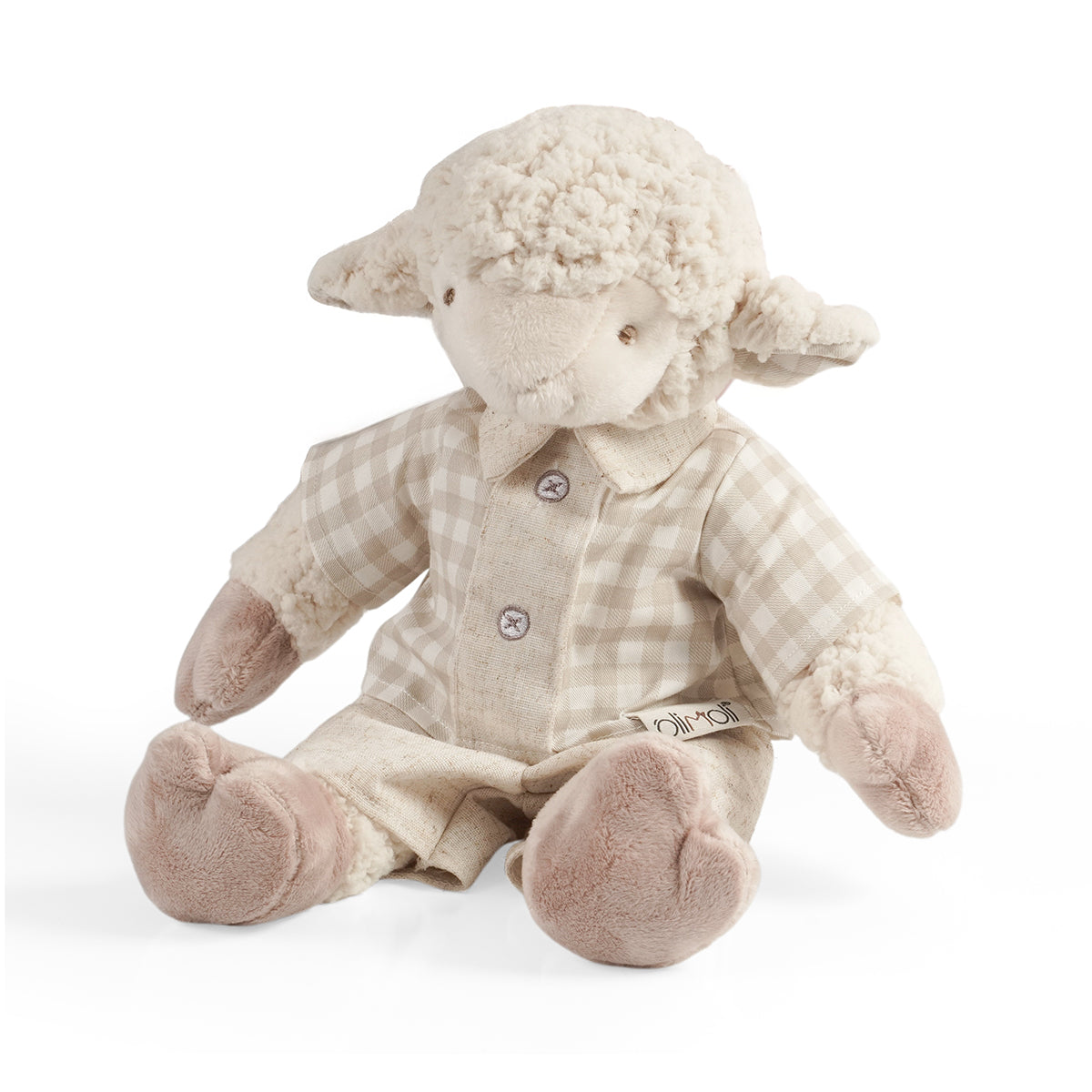 בובת כבשה בנים אולימולי | Olimoli Sheep With Cloth Boy