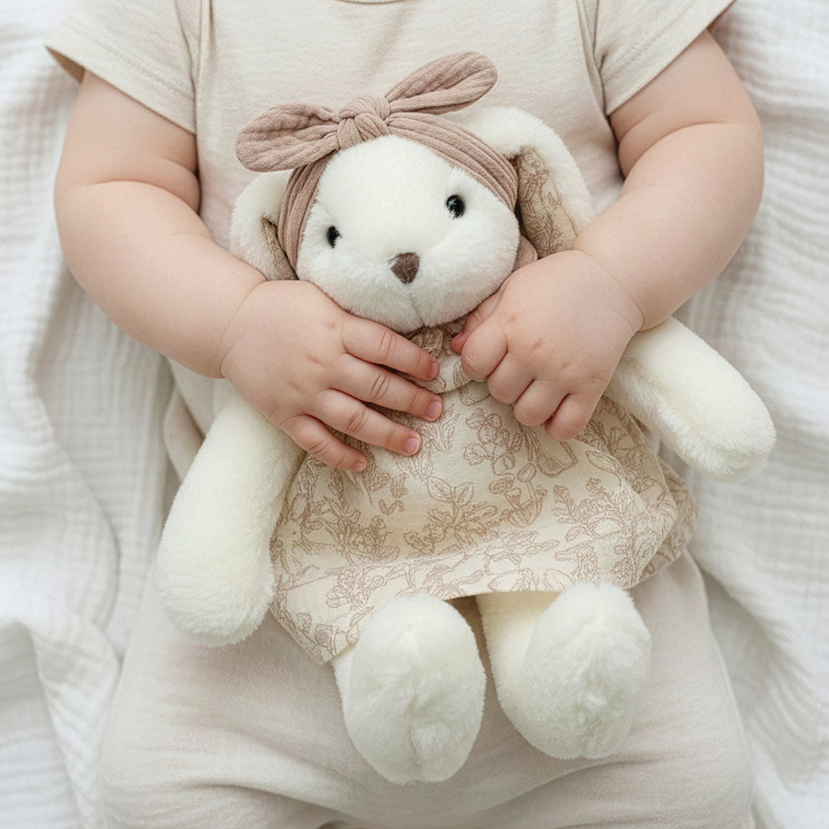 בובת ארנבת גדולה אולימולי | Olimoli Large Rabbit With Cloth