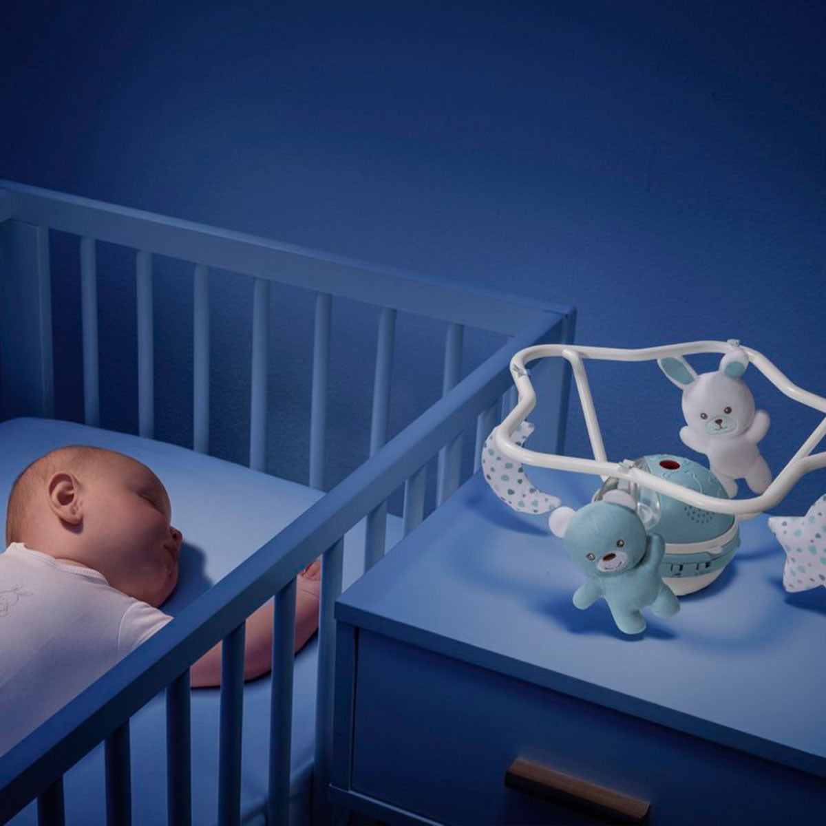 מובייל צ'יקו קשת בענן חום נטורל | Chicco Rainbow Cot Mobile Neutral