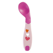 כפית סילקון צ'יקו ורוד | Chicco First Spoon +8M Pink