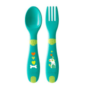 סט מזלג וכפית צ'יקו | Chicco First Cutlery Neutral
