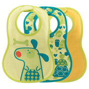 שלישיית סינרים צ'יקו ירוק/צהוב | Chicco Weaning Bib +6M 3 Pcs Green/Yellow