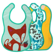 שלישיית סינרים צ'יקו ירוק/כתום | Chicco Weaning Bib +6M 3 Pcs Green/Orange