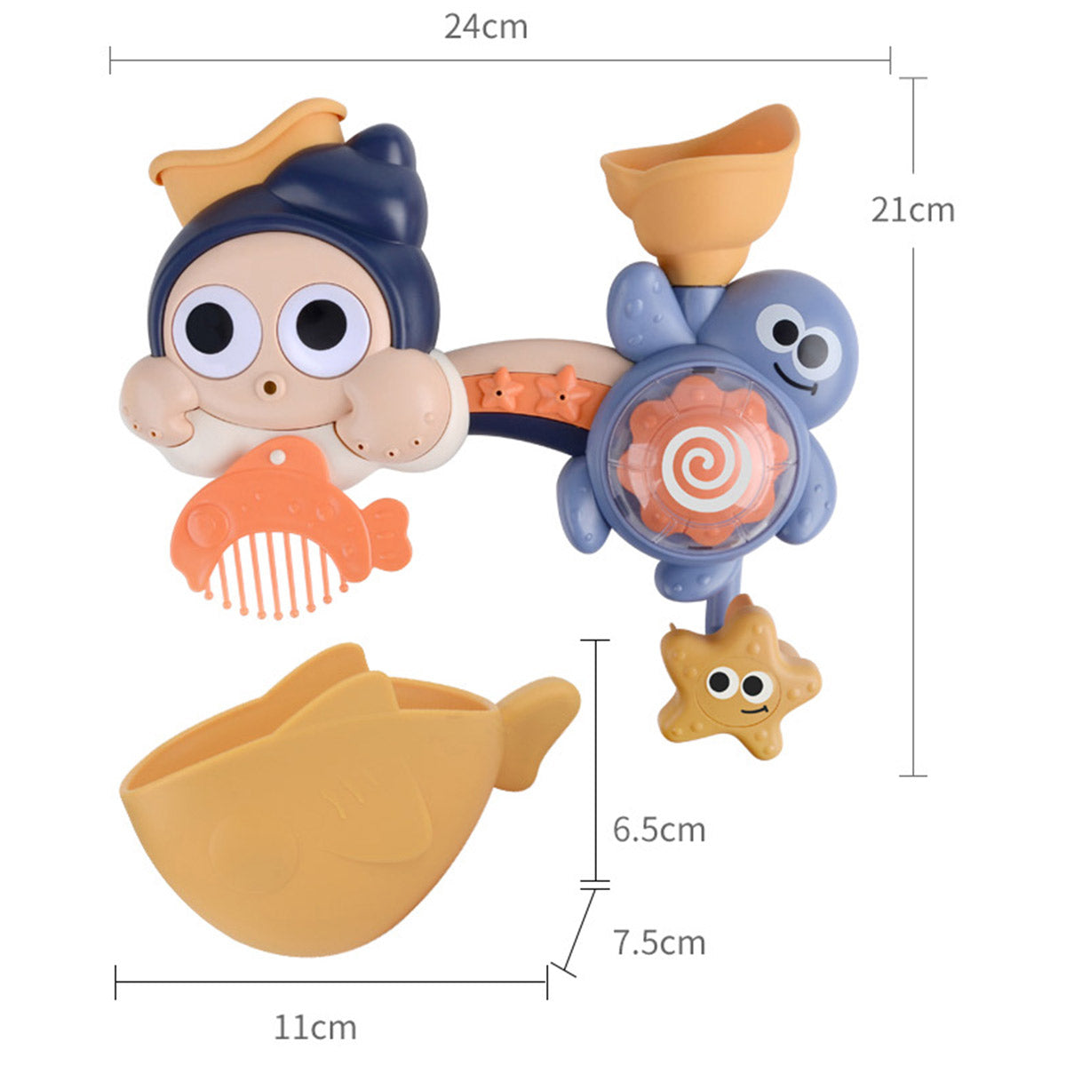 מסלול מים חיות ים 28 חלקים אינג בייבי | Ing Baby Marine Animals Water Track 28 pcs
