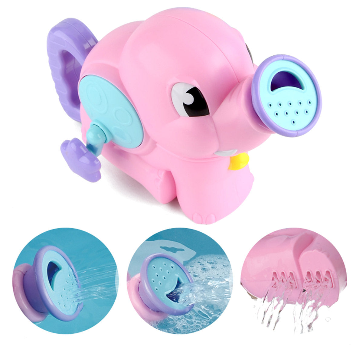 פיל משאבה ידנית אינג בייבי בצבע כחול | Ing Baby Hand Elephant Pump