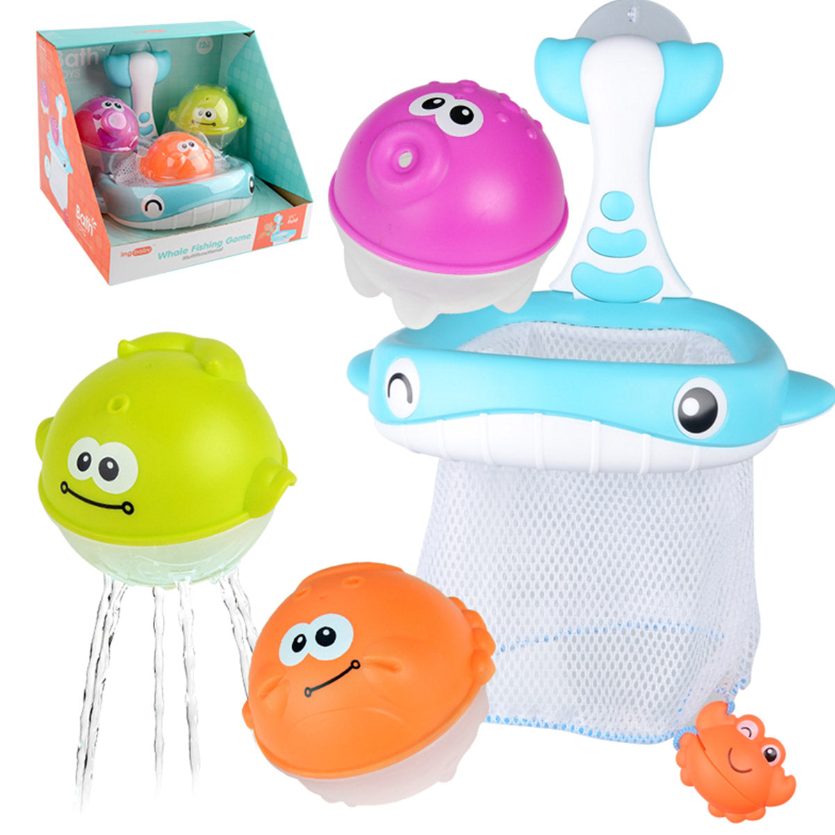 רשת דיג לוויתן סט 4 חלקים אינג בייבי | Ing Baby Whale Net Fishing 4 pcs set