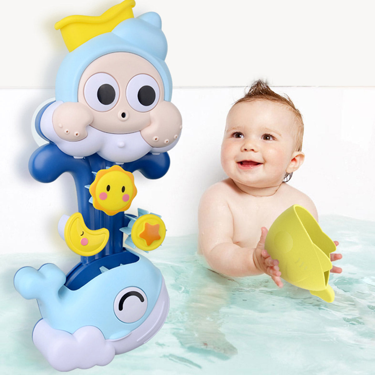 לויתן מתיז מים אינג בייבי | Ing Baby Water Spraying Whales