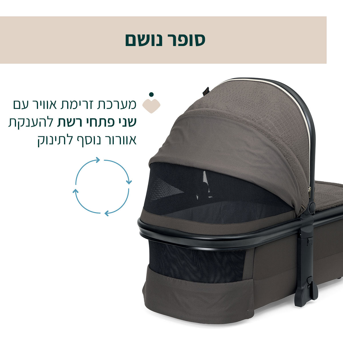 עגלה משולבת צ'יקו מיסה ברונזה ליזרד מהדורה מיוחדת | Chicco Mysa Stroller Bronze Lizard Royal Edition