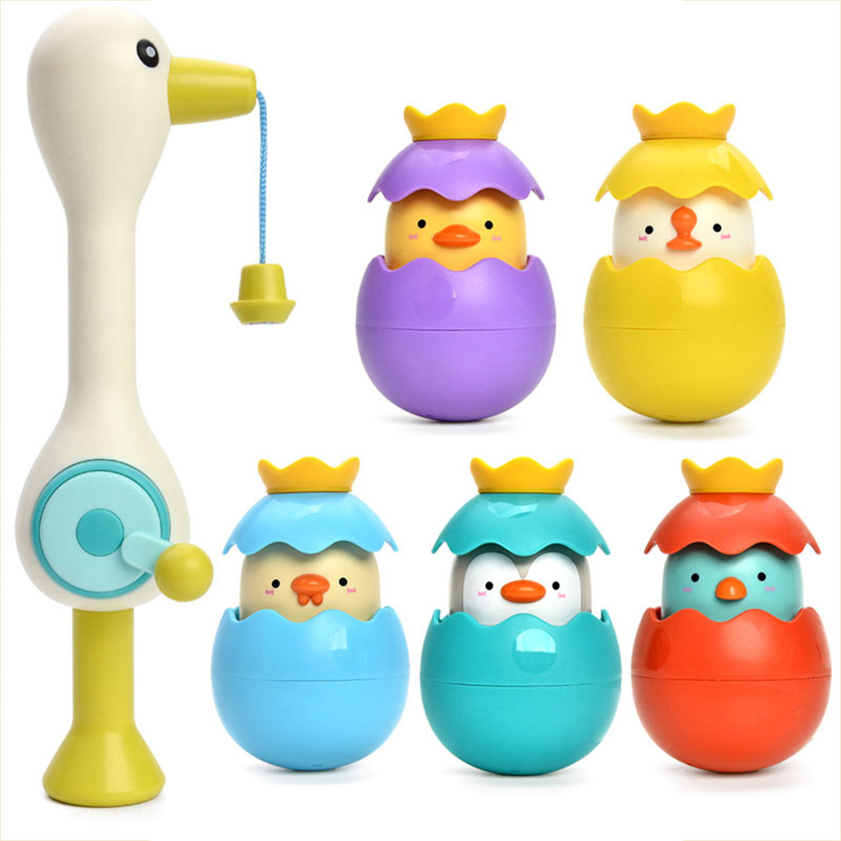 ערכת דיג אנפה כולל 5 ביצים אינג בייבי | Ing Baby Egret Fishing Set With 5 Eggs