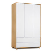 ארון בגדים דייניז בריידי 120X60X200 ס"מ לבן/עץ | Dainy's Brady™ Wardrobe White/Wood