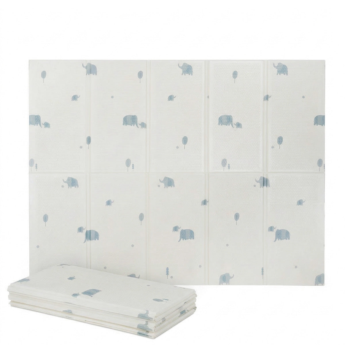 משטח פעילות מתקפל טוויגי 200X150X1 ס"מ פילים  | Twigy Lay & Play™ Foldable Play Mat 200X150X1 CM Elephants
