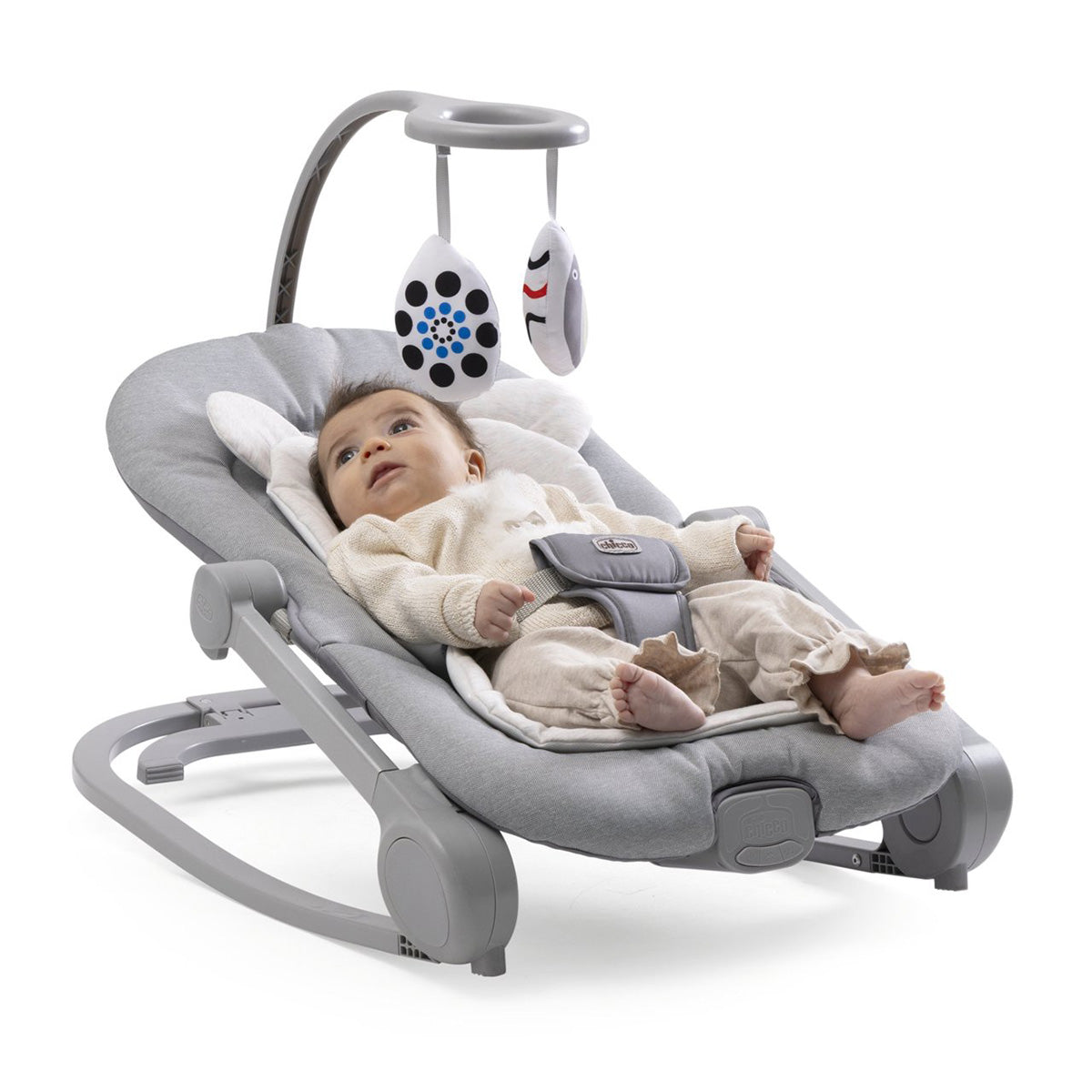 טרמפולינה צ'קו מיה אפור בהיר |  Chicco Mia Bouncer Pebble