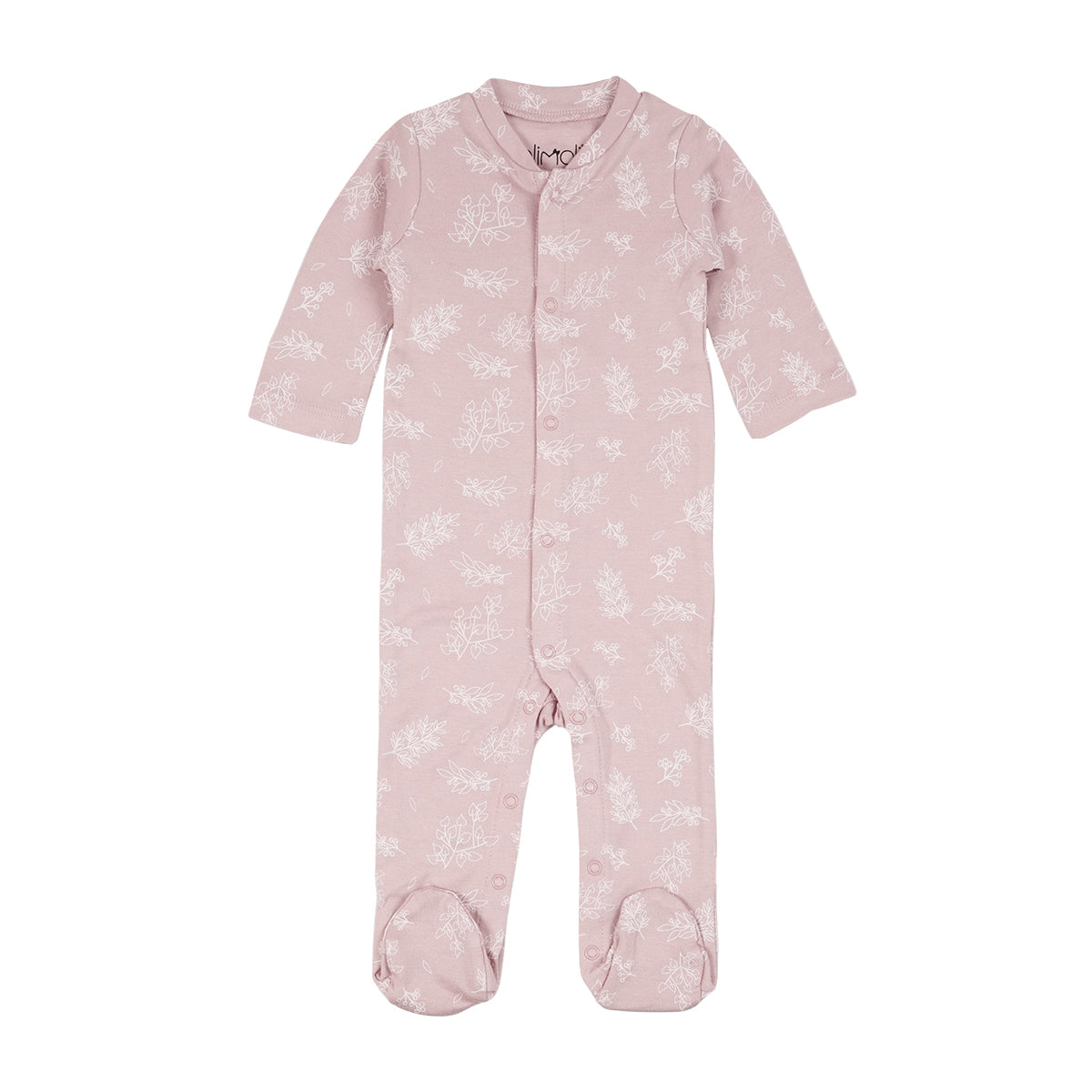 מארז זוג אוברולים אולימולי מודפס בנות NB | Olimoli Baby Coverall 2 PCS