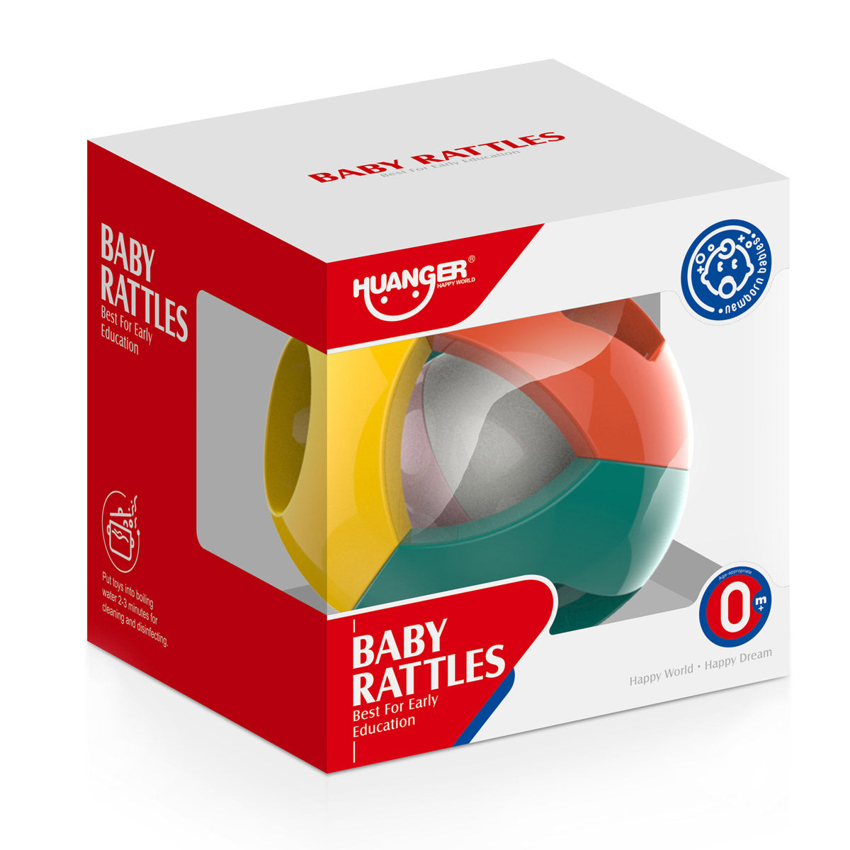 רעשן כדור האנגר | Huanger Baby Rattles Ball