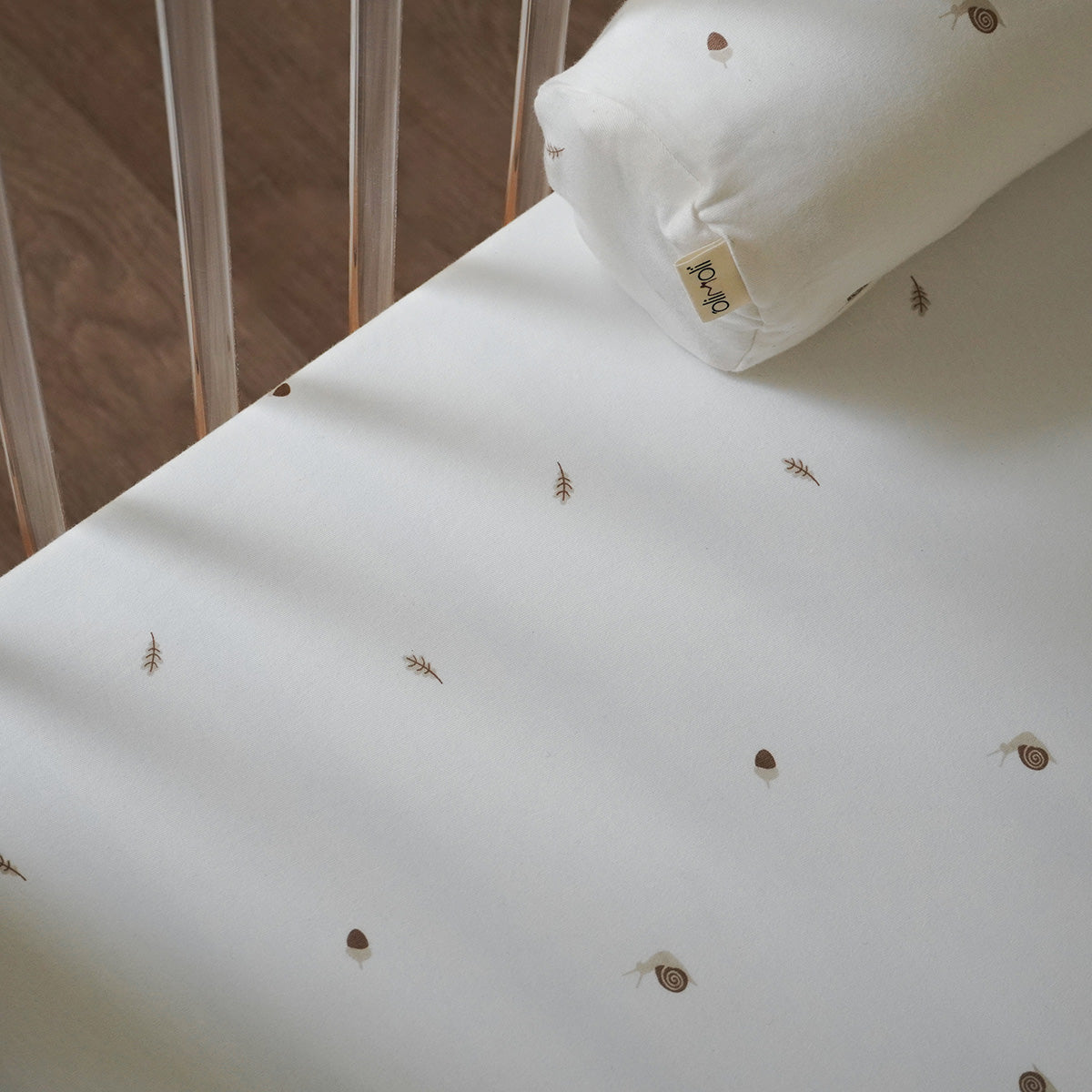 סדין מיטה אולימולי ליין שבלול | Olimoli Snail Baby Bed Sheet 135X80 cm