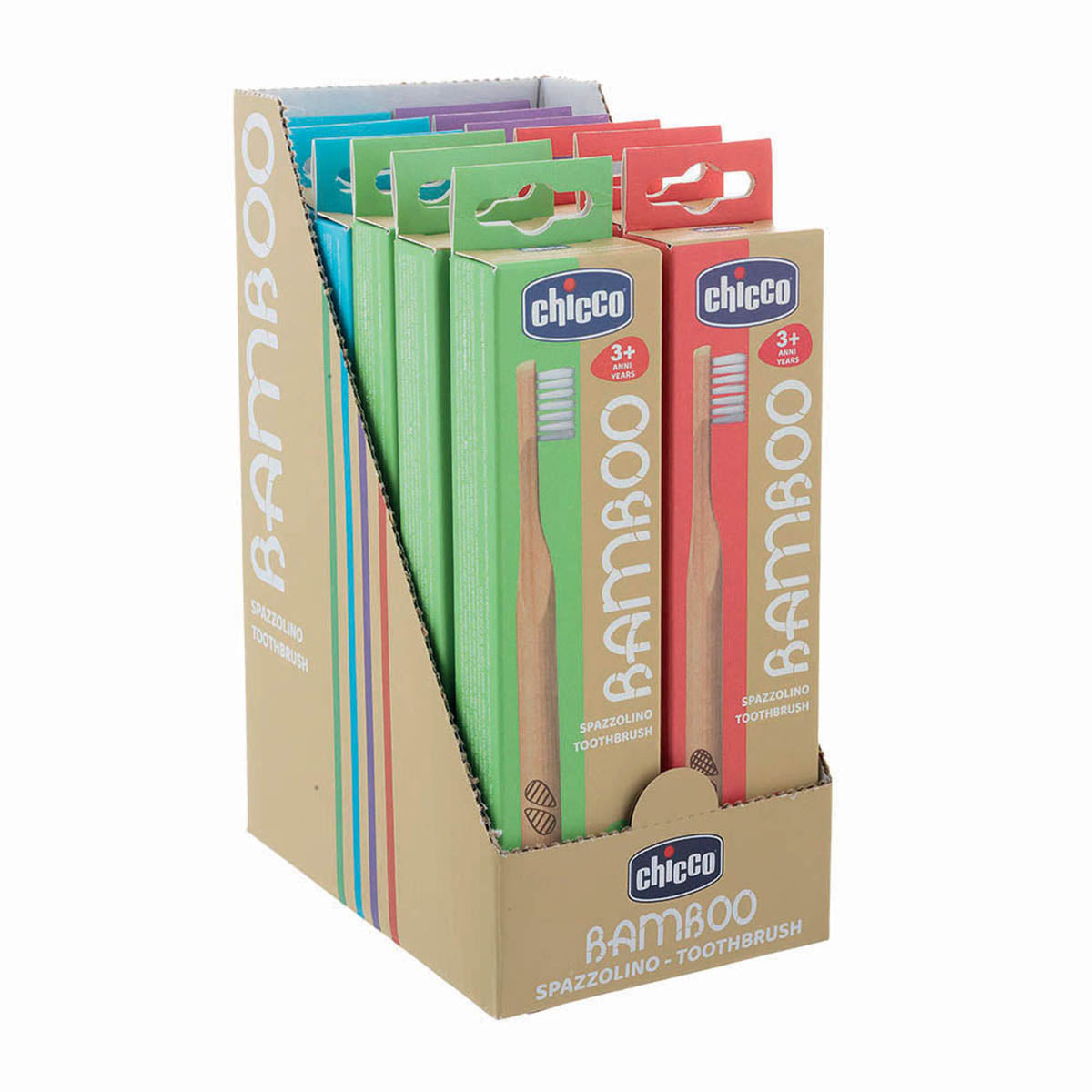 מברשת שיניים במבוק צ'יקו | Chicco Bamboo +3Y